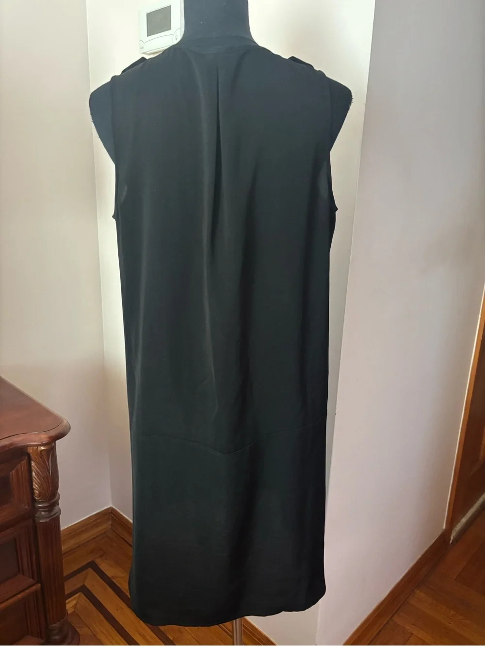 J. Crew Black Sleeveless Shift sleeveless Dress